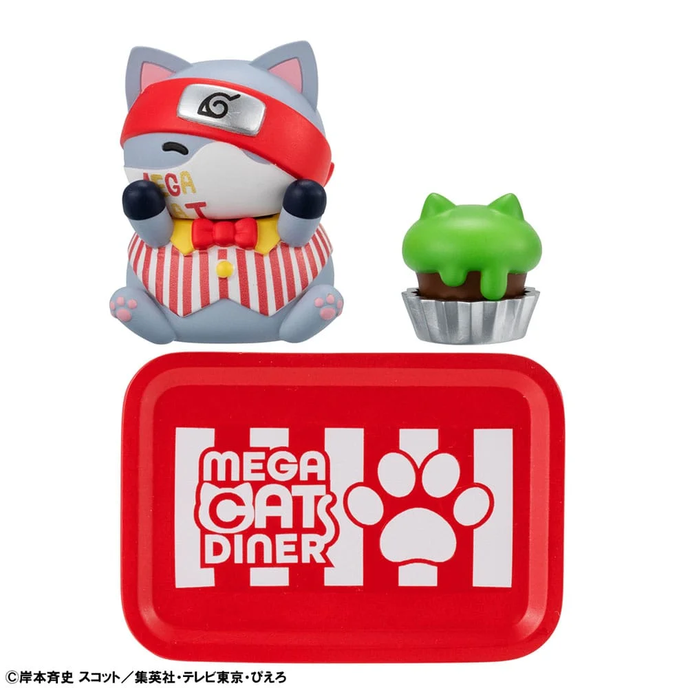 Naruto Shippuden Mega Cat Project Nyaruto! Trading Figures Mega Cat Diner 3cm Blind Box - 1 Unidade